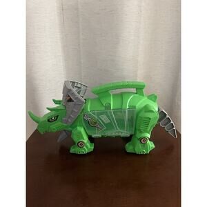 Triceratops Dinosaur Toy Car Storage Transporter Carrier 15.5” Long
